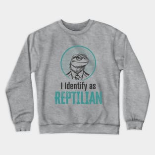 Identify Reptilian (light) Crewneck Sweatshirt